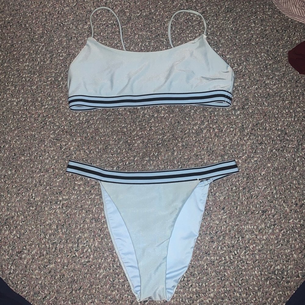 Sky blue bikini